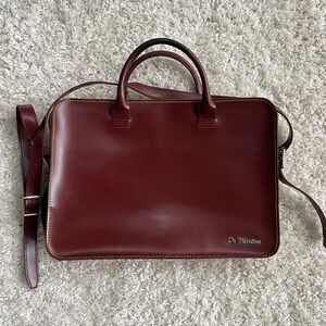 Dr. Martens leather laptop case